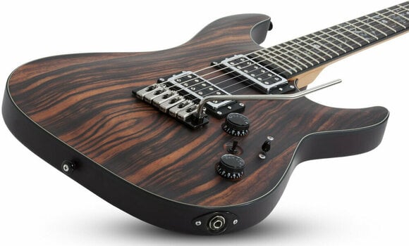 Elektrische gitaar Schecter C-1 Exotic Ebony NS Natural Matte - 2