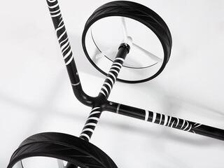 Manuální golfové vozíky Jucad Carbon Zebra 3-Wheel White/Black Matt Manuální golfové vozíky - 5