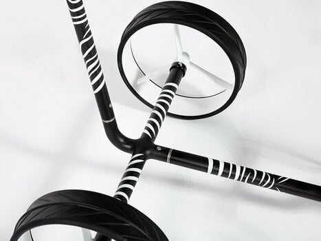 Carrinho de golfe manual Jucad Carbon Zebra 3-Wheel White/Black Matt Carrinho de golfe manual - 6