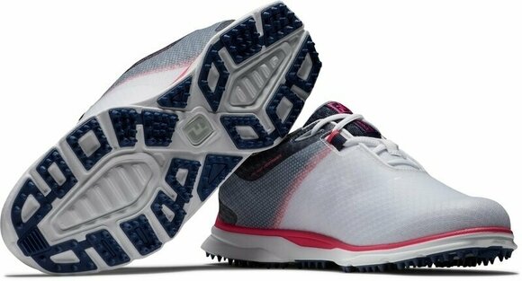 Women's golf shoes Footjoy Pro SL Sport White/Navy/Pink 36,5 - 6