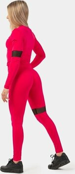 Fitness T-shirt Nebbia Long Sleeve Smart Pocket Sporty Top Pink XS Fitness T-shirt - 6