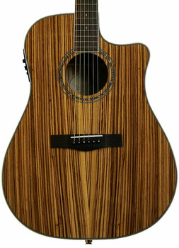 electro-acoustic guitar Fender CD-220CE All Zebrano Natural - 3