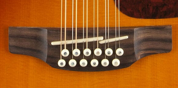 12-string Acoustic-electric Guitar Takamine GJ72CE-12 Brown Sunburst - 5