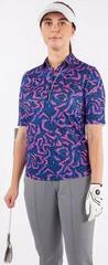 Tricou polo Galvin Green Marissa Ventil8+ Surf Blue/Navy/Pink M Tricou polo - 2