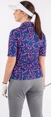 Tricou polo Galvin Green Marissa Ventil8+ Surf Blue/Navy/Pink M Tricou polo - 3