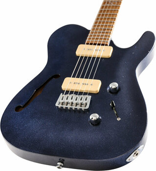 Elektromos gitár Chapman Guitars ML3 Semi Hollow Pro Traditional Atlantic Blue Sparke - 5