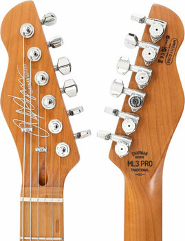 Gitara elektryczna Chapman Guitars ML3 Semi Hollow Pro Traditional Burnt Orange Sparkle - 6
