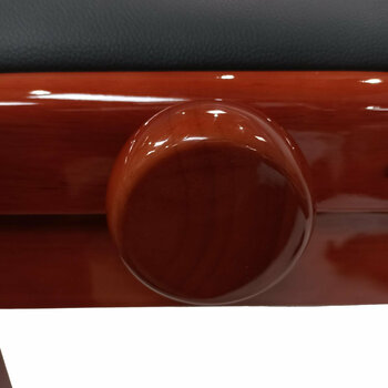 Ξύλινη ή Κλασική Καρέκλα Πιάνου Grand HY-PJ023 Gloss Cherry - 6