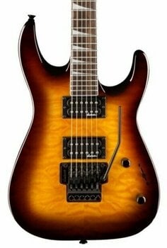Elektrische gitaar Jackson JS32Q Dinky Arch Top Transparent Amber - 3