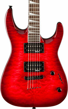 Guitare électrique Jackson JS32TQ Dinky Arch Top Transparent Red - 2