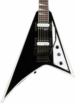 Elektrisk guitar Jackson JS32 Rhoads Black with White Bevels - 2