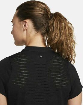 Polo Shirt Nike Dri-Fit Advantage Ace WomenS Polo Shirt Black/White L - 4