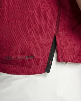 Polo Shirt Nike Dri-Fit Tiger Woods Floral Jacquard Mens Polo Shirt Red/Gym Red/Black M - 6