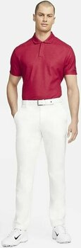 Polo košile Nike Dri-Fit Tiger Woods Floral Jacquard Mens Red/Gym Red/Black M Polo košile - 7