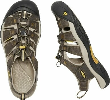 Mens Outdoor Shoes Keen Men's Newport H2 Sandal Raven/Aluminum 42 Mens Outdoor Shoes - 8