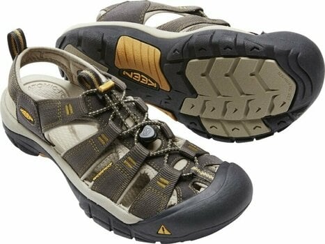 Pantofi trekking de bărbați Keen Men's Newport H2 Sandal Raven/Aluminum 42 Pantofi trekking de bărbați - 9