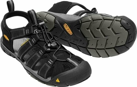 Mens Outdoor Shoes Keen Men's Clearwater CNX Sandal Black/Gargoyle 42,5 Mens Outdoor Shoes - 10