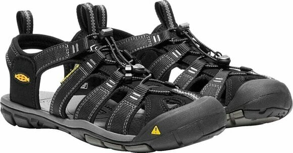 Mens Outdoor Shoes Keen Men's Clearwater CNX Sandal Black/Gargoyle 43 Mens Outdoor Shoes - 8