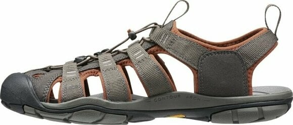 Mens Outdoor Shoes Keen Men's Clearwater CNX Sandal Raven/Tortoise Shell 42 Mens Outdoor Shoes - 2