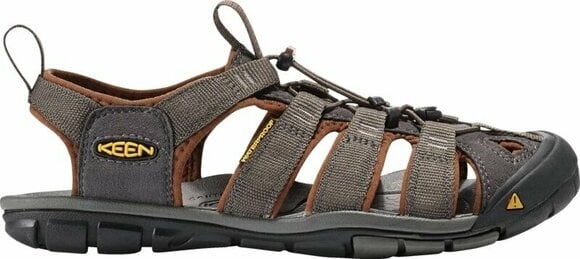 Mens Outdoor Shoes Keen Men's Clearwater CNX Sandal Raven/Tortoise Shell 42 Mens Outdoor Shoes - 3