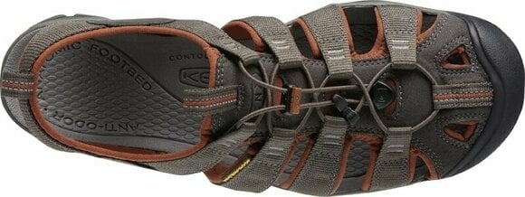Mens Outdoor Shoes Keen Men's Clearwater CNX Sandal Raven/Tortoise Shell 42 Mens Outdoor Shoes - 5