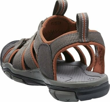 Mens Outdoor Shoes Keen Men's Clearwater CNX Sandal Raven/Tortoise Shell 42 Mens Outdoor Shoes - 6