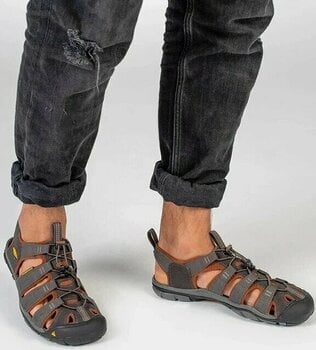 Moški pohodni čevlji Keen Men's Clearwater CNX Sandal Raven/Tortoise Shell 43 Moški pohodni čevlji - 11