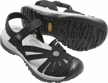 Womens Outdoor Shoes Keen Women's Rose Sandal Black/Neutral Gray 38,5 Womens Outdoor Shoes - 10