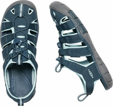 Womens Outdoor Shoes Keen Women's Clearwater CNX Sandal Navy/Blue Glow 39 Womens Outdoor Shoes - 5