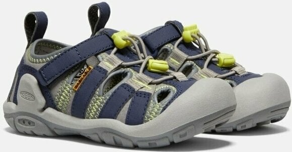 Kids' Hiking Shoes Keen Knotch Creek Children Sandals Steel Grey/Blue Depths 27-28 Kids' Hiking Shoes - 4