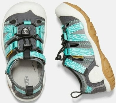 Otroški pohodniški čevlji Keen Knotch Creek Children Sandals Steel Grey/Waterfall 29 Otroški pohodniški čevlji - 5
