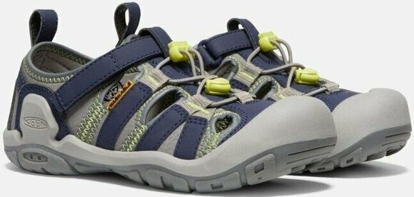 Kids' Hiking Shoes Keen Knotch Creek Youth Sandals Steel Grey/Blue Depths 34 Kids' Hiking Shoes - 4