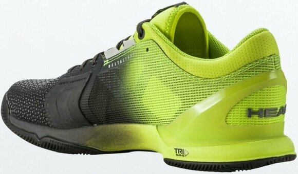 Pantofi de tenis pentru bărbați Head Sprint Pro 3.0 SF Clay Negru/Lămâie verde 42,5 Pantofi de tenis pentru bărbați - 2