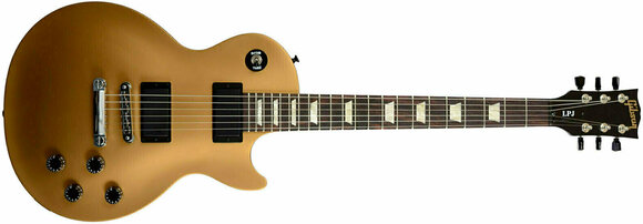 Električna gitara Gibson LPJ Rubbed Gold Top Dark Back Satin - 2