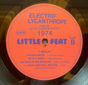 Vinyl Record Little Feat - Electrif Lycanthrope - Live At Ultra-Sonic Studios, 1974 (2 LP) - 3