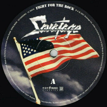 Vinyl Record Savatage - Fight For The Rock (LP) - 2