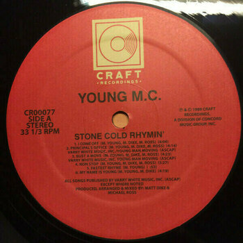 Vinyl Record Young MC - Stone Cold Rhymin' (LP) - 2