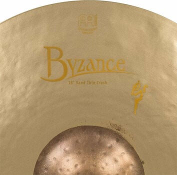 Crash Cymbal Meinl Byzance Vintage Sand Thin Crash Cymbal 18" - 3