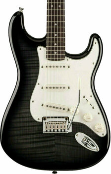 Guitare électrique Fender Squier Standard Strat FMT Ebony Transparent - 3