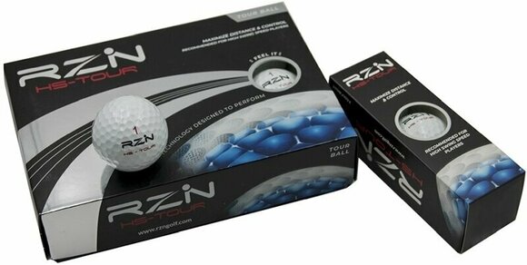 Нова топка за голф RZN HS Tour Golf Balls White - 2