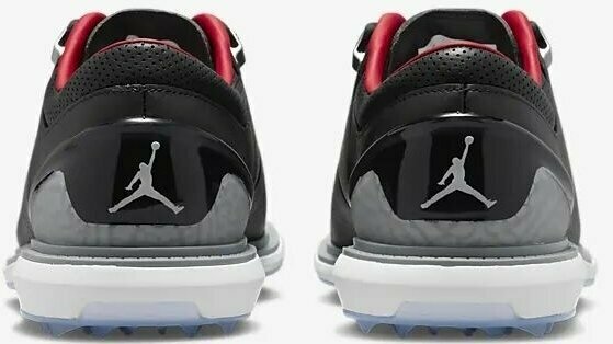 Calçado de golfe para homem Nike Jordan ADG 4 Mens Golf Shoes Black/White/Cement Grey/Metallic Silver 44,5 - 4