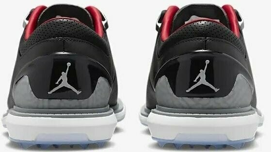 Calçado de golfe para homem Nike Jordan ADG 4 Mens Golf Shoes Black/White/Cement Grey/Metallic Silver 41 - 4