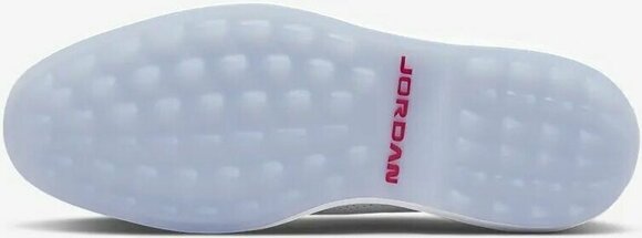 Men's golf shoes Nike Jordan ADG 4 Mens Golf Shoes White/Black/Pure Platinum/Fire Red 44 - 6