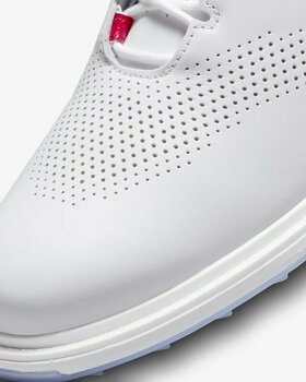 Men's golf shoes Nike Jordan ADG 4 Mens Golf Shoes White/Black/Pure Platinum/Fire Red 44 - 7