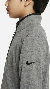 Polo-Shirt Nike Dri-Fit UV Womens Full-Zip Golf Top Anthracite/Wolf Grey/Black L - 4