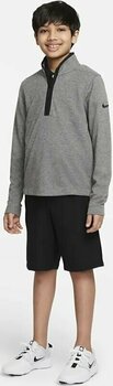 Polo Shirt Nike Dri-Fit UV Womens Full-Zip Golf Top Anthracite/Wolf Grey/Black S - 5
