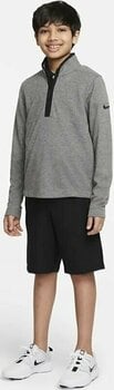 Polo-Shirt Nike Dri-Fit UV Womens Full-Zip Golf Top Anthracite/Wolf Grey/Black XS - 5