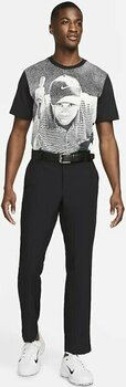 Polo trøje Nike Poster Tiger Woods Mens T-Shirt Black/White L - 4