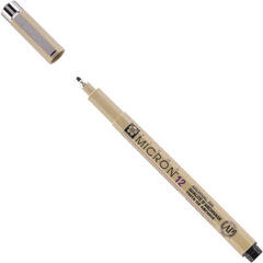 Tuschezeichner Sakura Pigma Micron Fineliner Technischer Stift Black 0,7 mm 1 Stck - 1