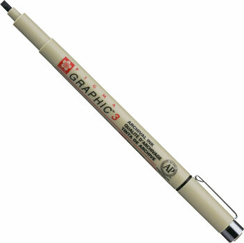Stylo technique Sakura Pigma Graphic 3 Stylo technique Black 3 mm 1 pc - 2